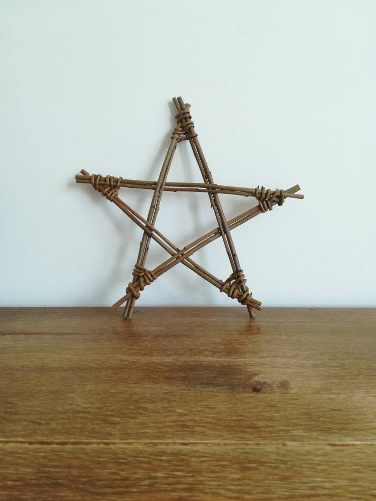 Hand Woven Willow Star, Rustic Home Décor, Sustainably Grown Willow