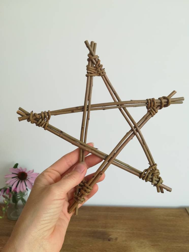Hand Woven Willow Star, Rustic Home Décor, Sustainably Grown Willow