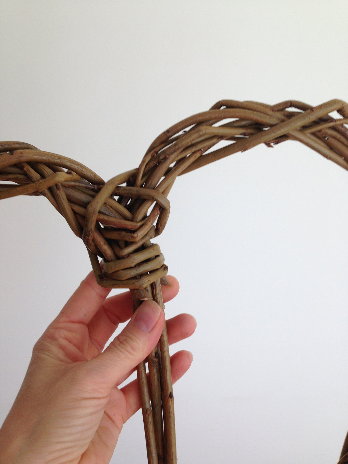 Large natural willow heart. Wedding décor, anniversary gift, housewarming.