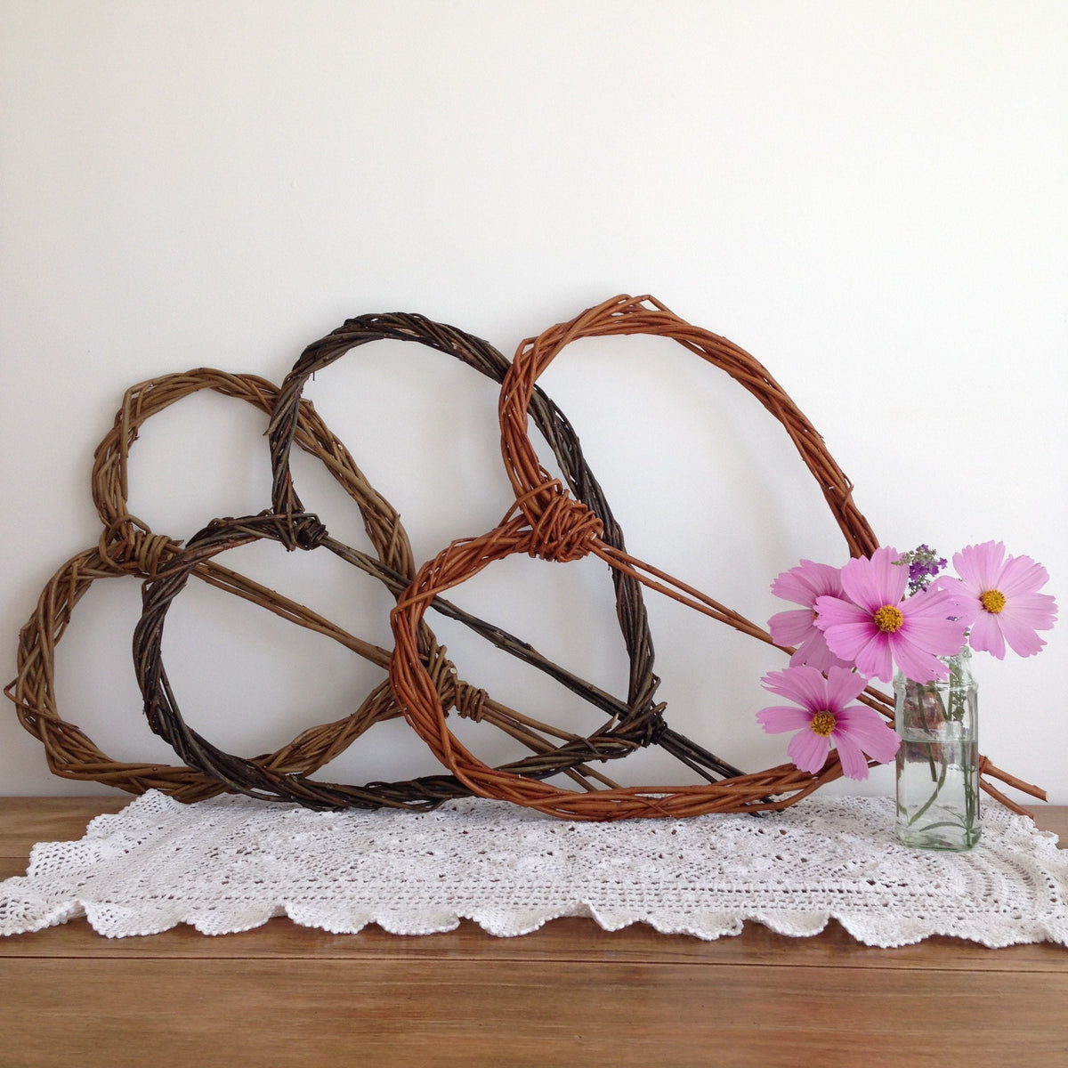 Large natural willow heart. Wedding décor, anniversary gift, housewarming.