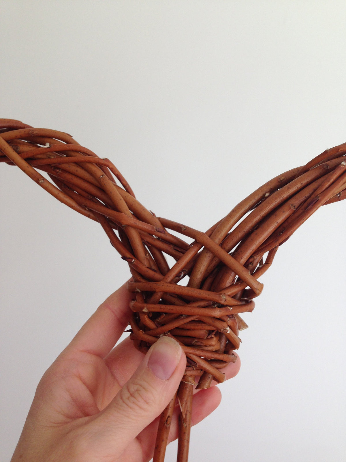 Large natural willow heart. Wedding décor, anniversary gift, housewarming.