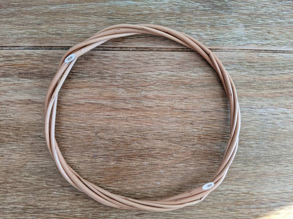 Small Buff Willow Hoop, DIY Wedding Wreath, Flower Girl Hoop