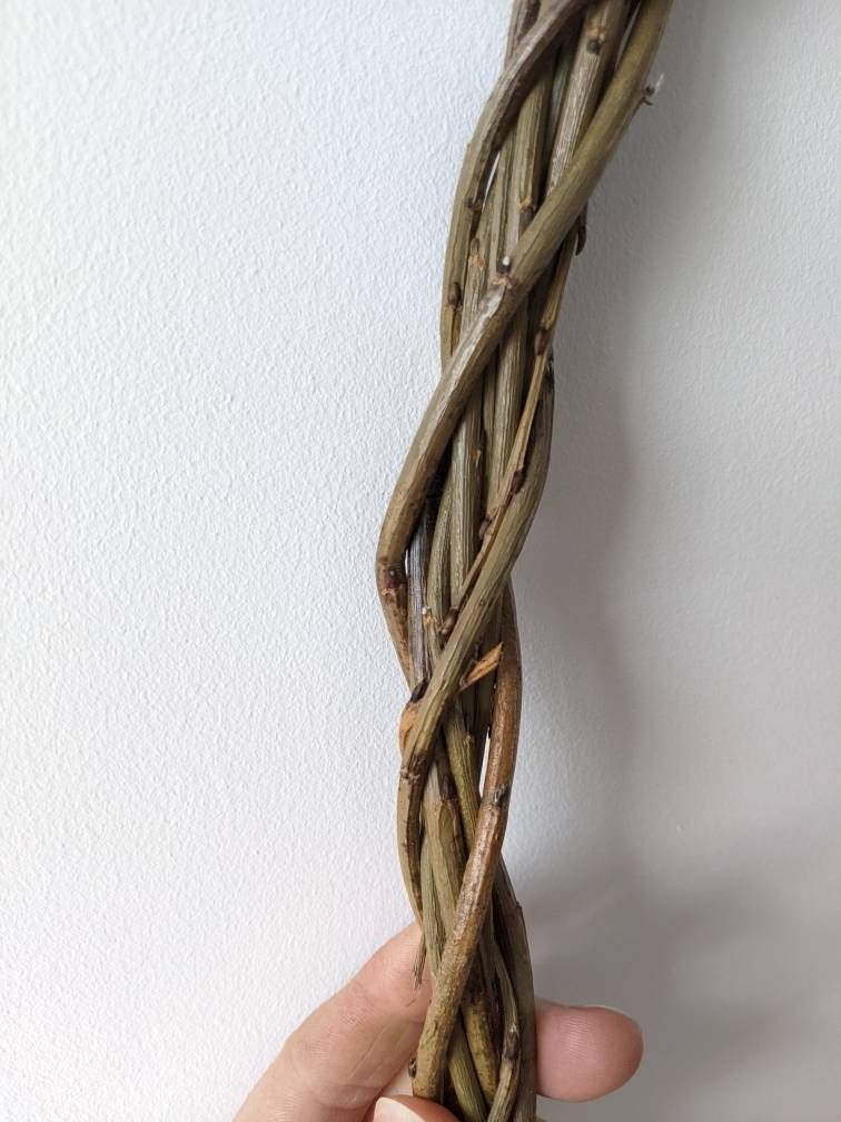Willow heart. Hand woven with natural brown willow. A great valentines or anniversary gift, 35cm