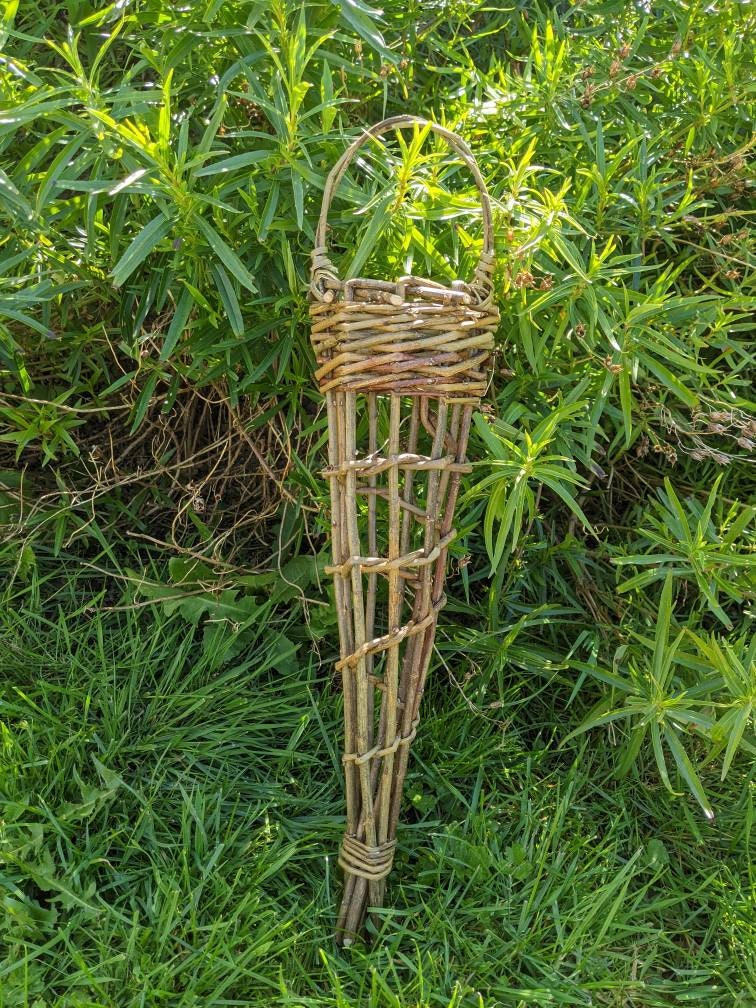 Handwoven Willow Bird Feeder, Fat Ball Holder, Garden Gift