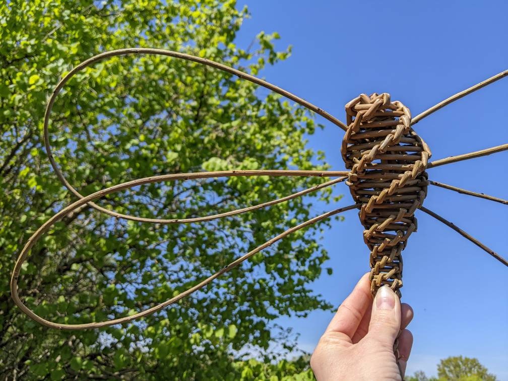 Willow Dragonfly, garden decoration, eco friendly garden decor