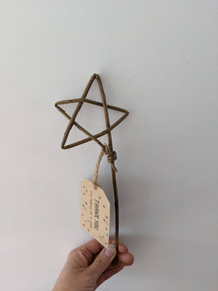 Willow Star Wand, Eco-Friendly Teacher Thank You Gift