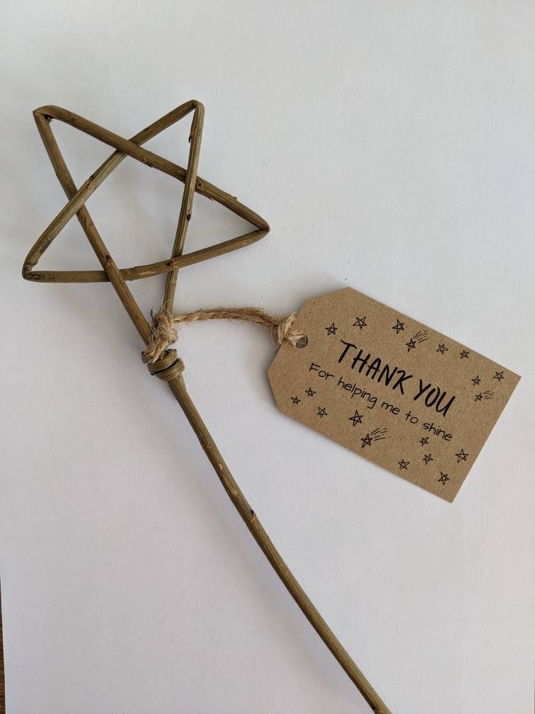 Willow Star Wand, Eco-Friendly Teacher Thank You Gift