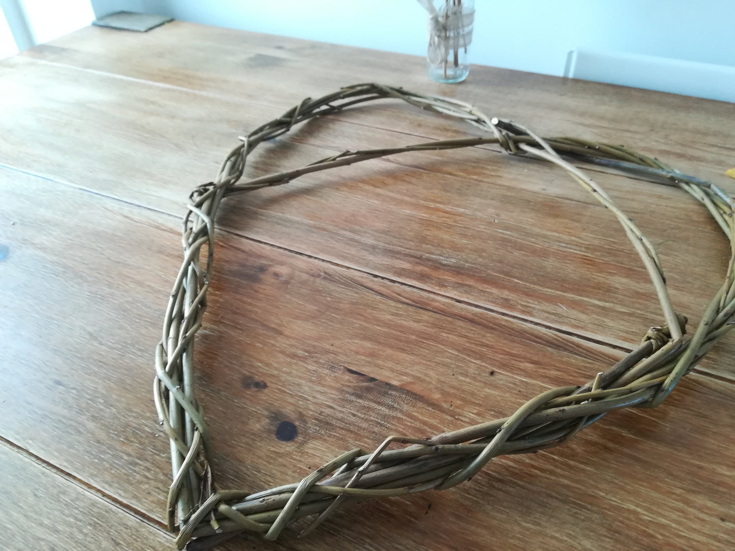 Large willow heart. Wedding decor/gift. 5th anniversary gift. Natural home bedroom decor