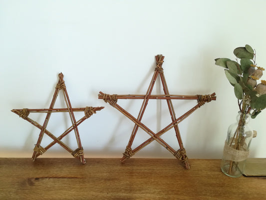 Hand Woven Willow Star, Rustic Home Décor, Sustainably Grown Willow