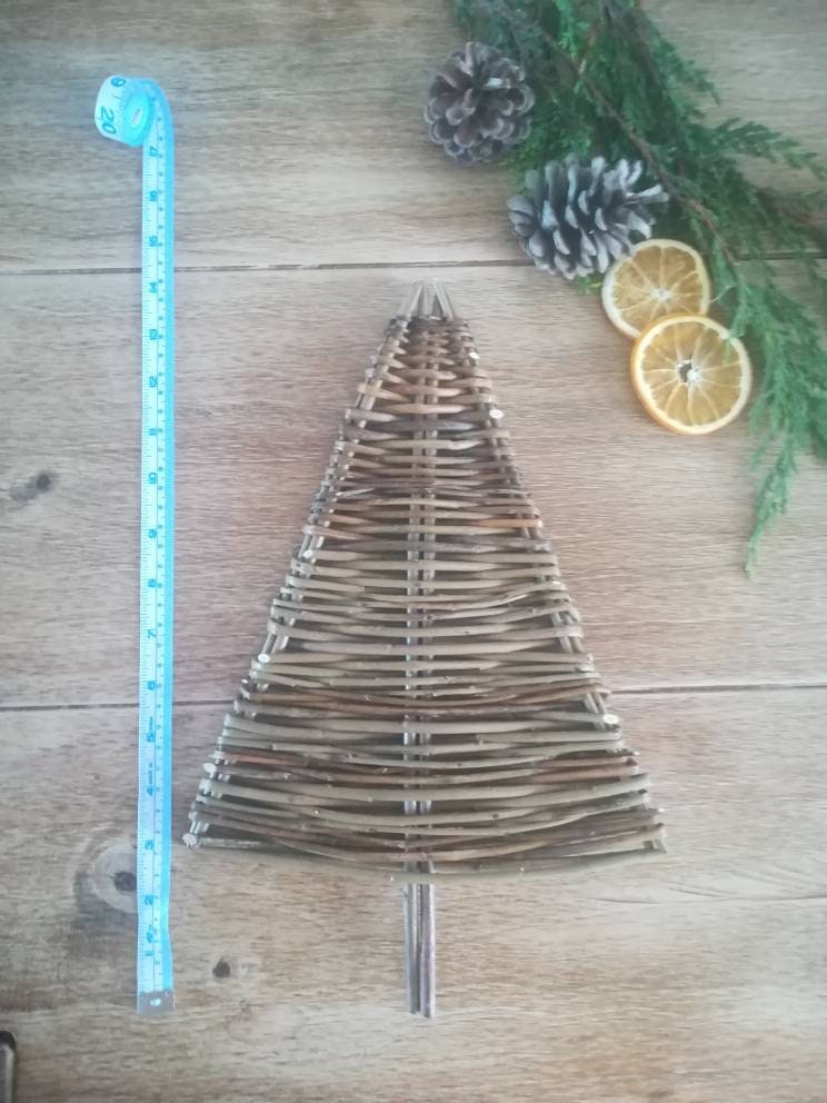 Willow Christmas Tree, Sustainable Tabletop Decor