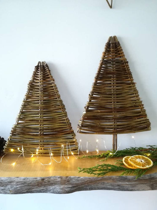Willow Christmas Tree, Sustainable Tabletop Decor