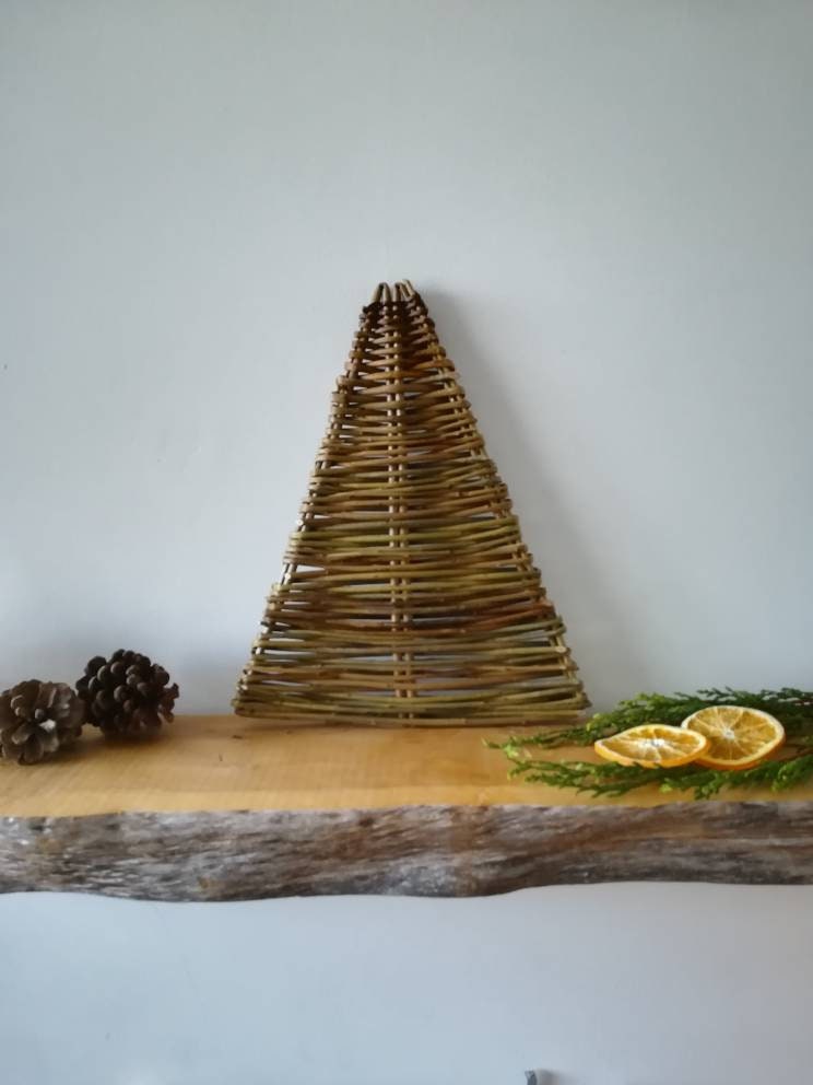 Willow Christmas Tree, Sustainable Tabletop Decor