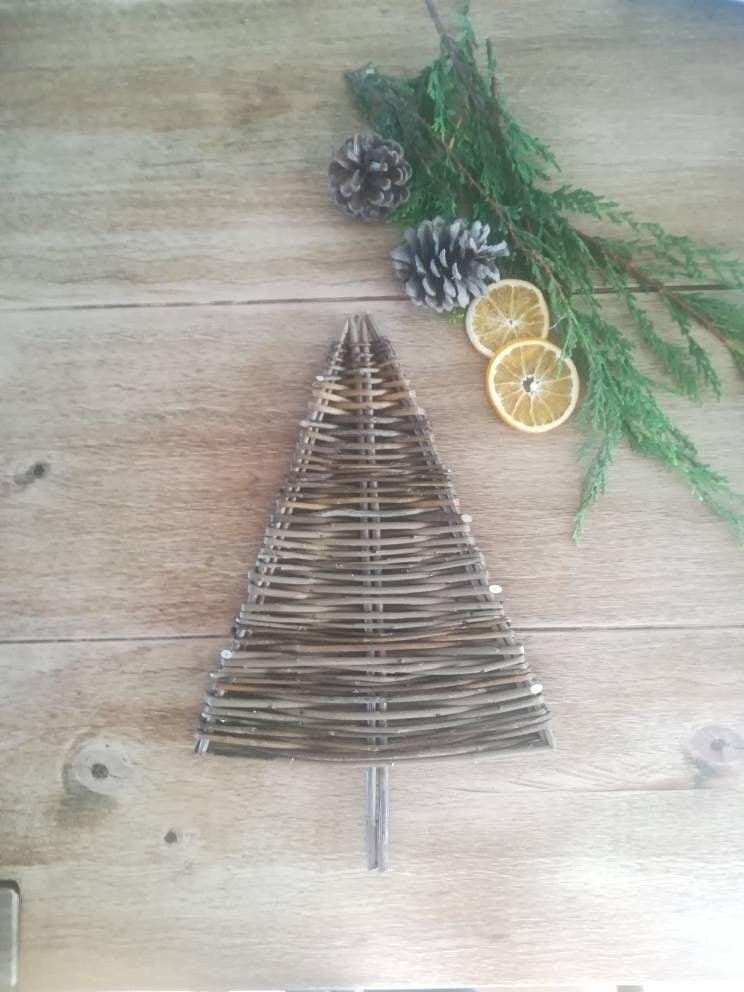 Willow Christmas Tree, Sustainable Tabletop Decor
