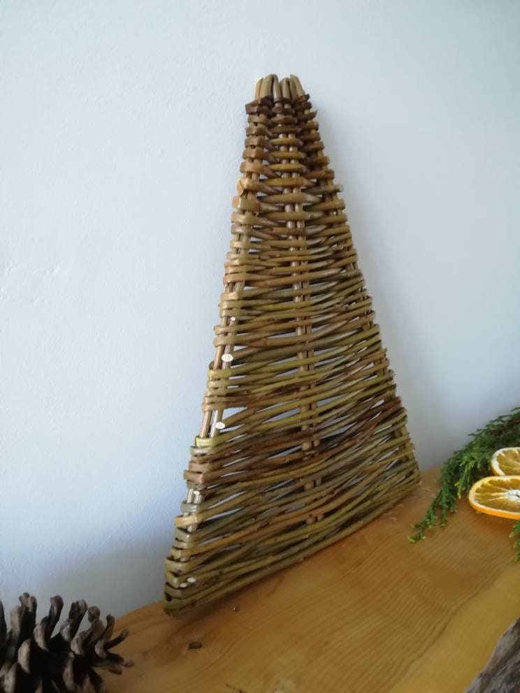 Willow Christmas Tree, Sustainable Tabletop Decor
