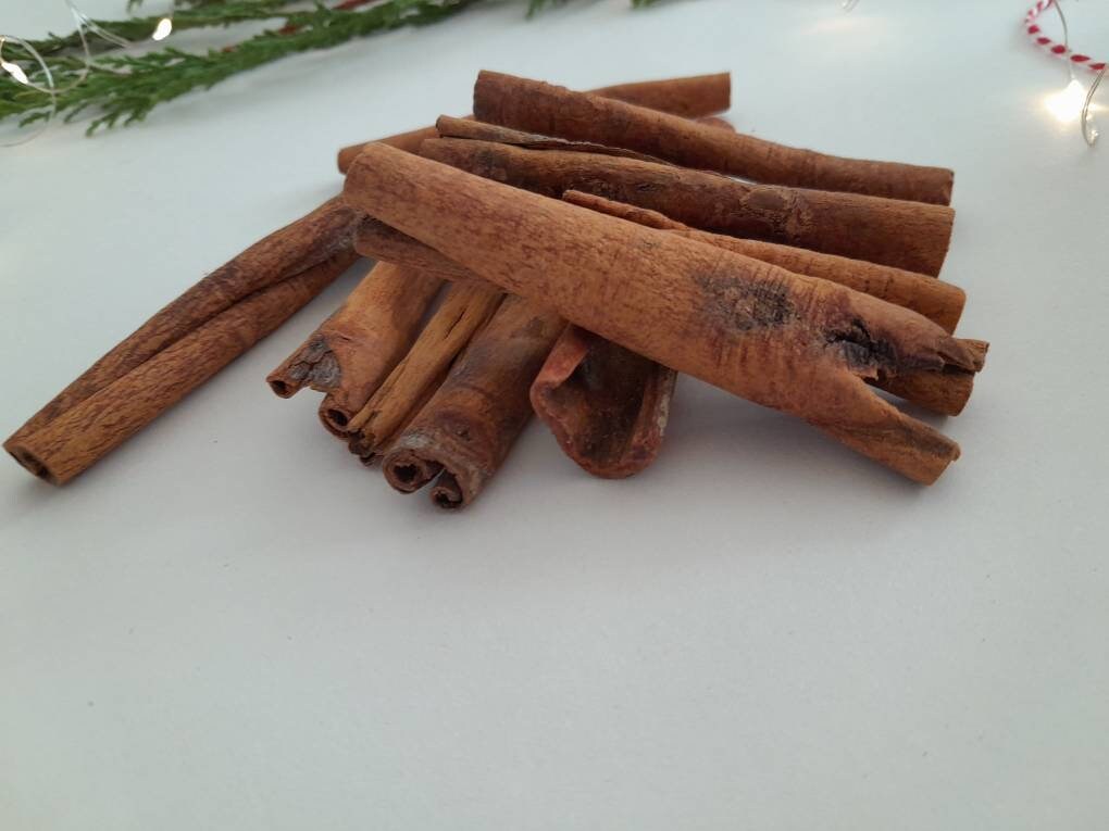 Natural Cassia Cinnamon Sticks (8cm), Christmas Craft Supplies