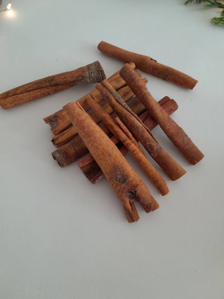 Natural Cassia Cinnamon Sticks (8cm), Christmas Craft Supplies