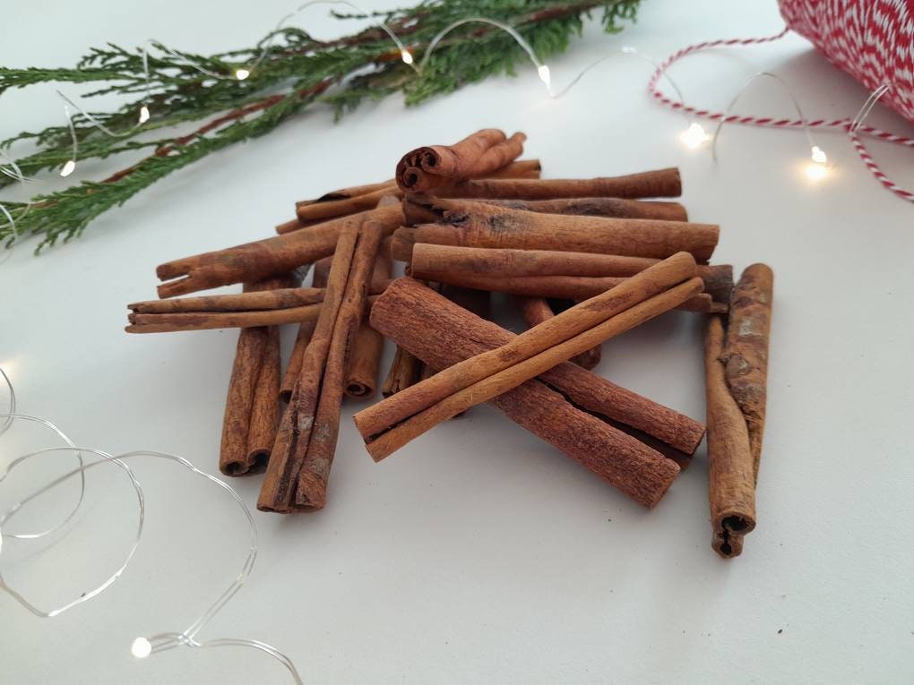 Natural Cassia Cinnamon Sticks (8cm), Christmas Craft Supplies