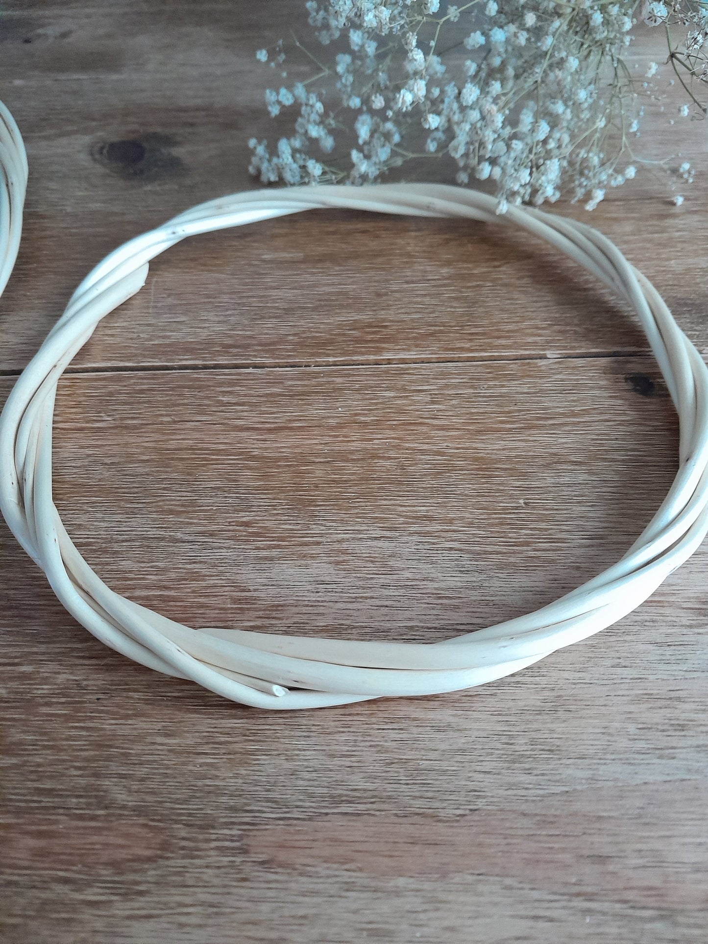 Natural White Willow Hoop, DIY Wreath Base, Wedding Decor