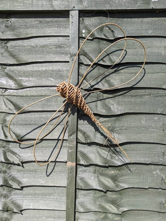 Willow Dragonfly, garden decoration, eco friendly garden decor