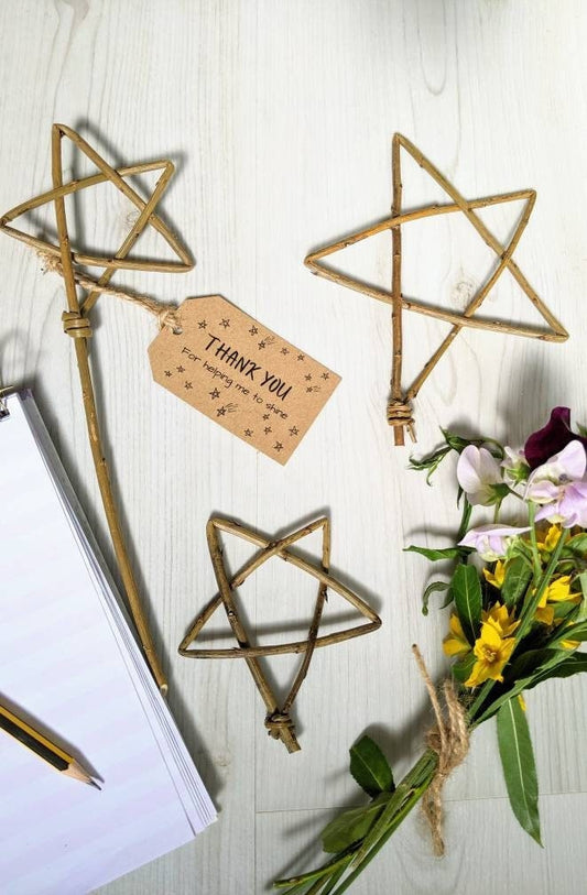 Willow Star Wand, Eco-Friendly Teacher Thank You Gift
