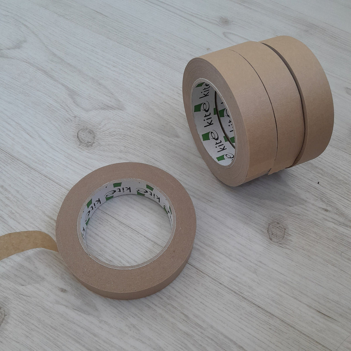 Brown Kraft Paper Tape: Eco-Friendly Art, Crafts, and Gift Wrapping (25mm Wide, 50m Roll)