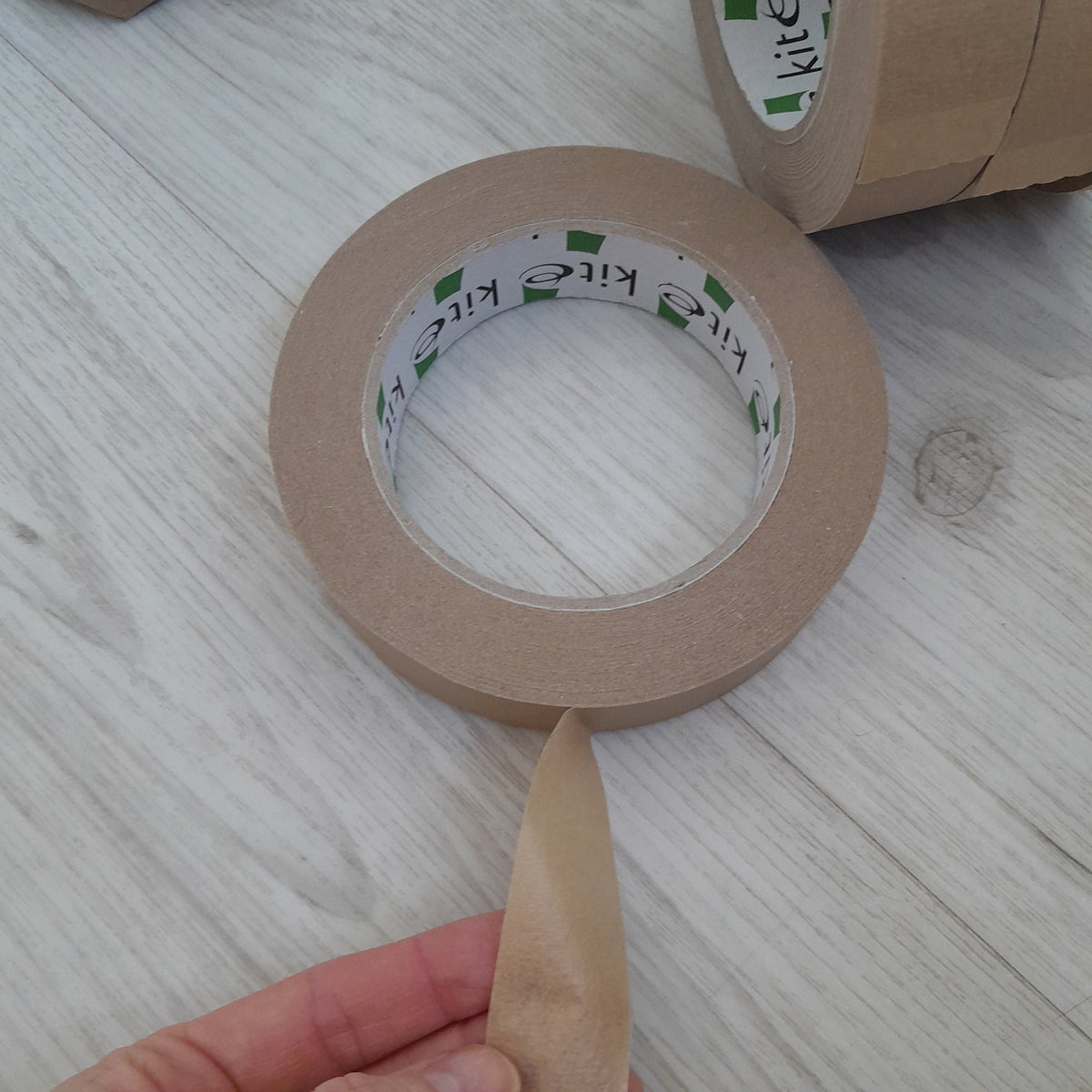 Brown Kraft Paper Tape: Eco-Friendly Art, Crafts, and Gift Wrapping (25mm Wide, 50m Roll)