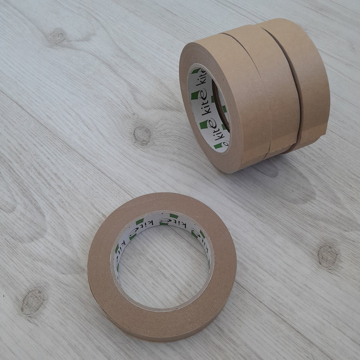 Brown Kraft Paper Tape: Eco-Friendly Art, Crafts, and Gift Wrapping (25mm Wide, 50m Roll)