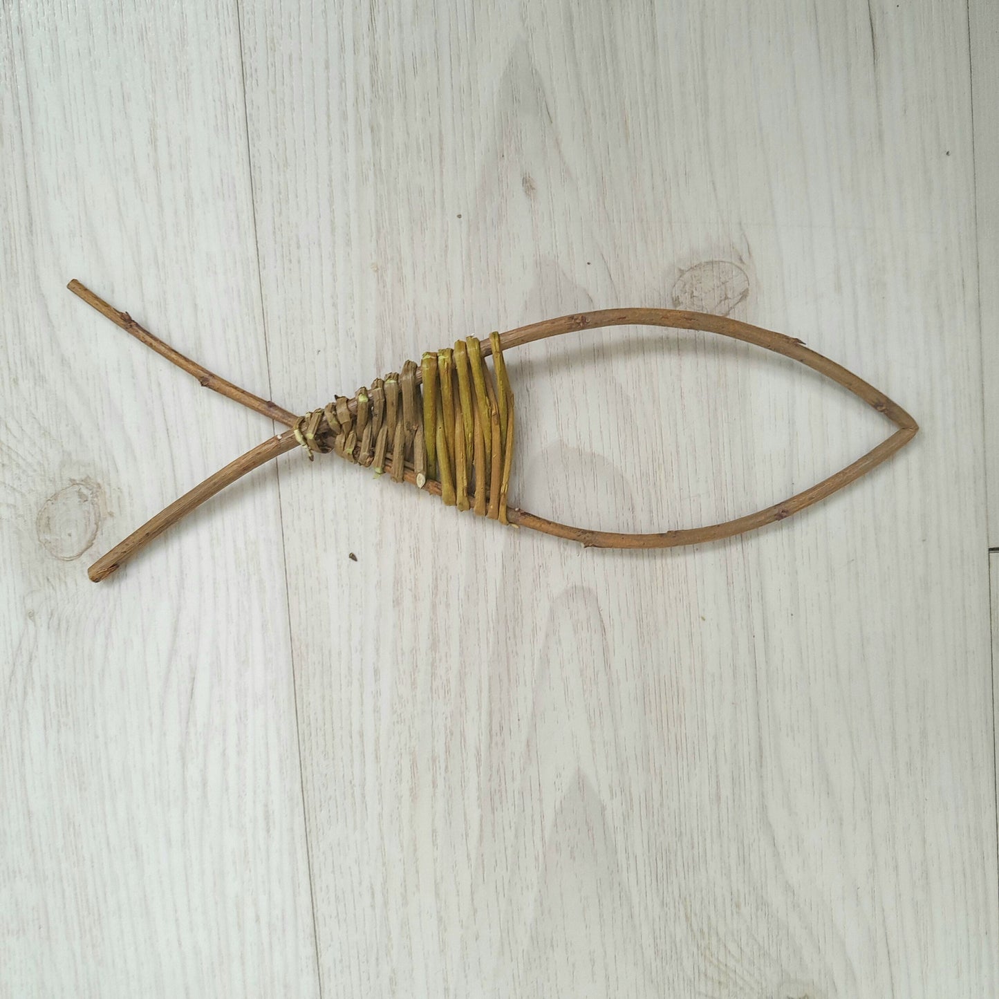 Mini Willow Craft Kit: Make 3 Small Willow Fish, Willow Weaving Kit for Beignners, Adult Craft Kit, Creative Birthday Party Activity