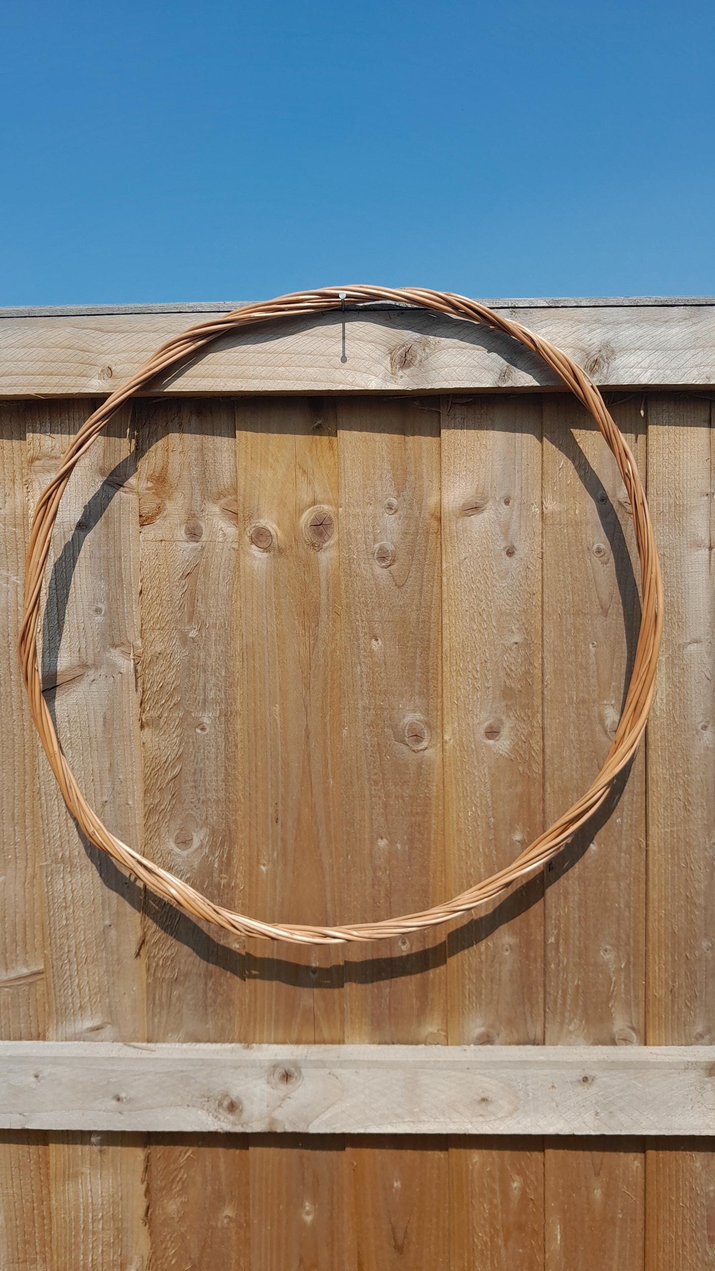 60cm Willow Hoop, Natural Wreath, DIY Wedding Decor