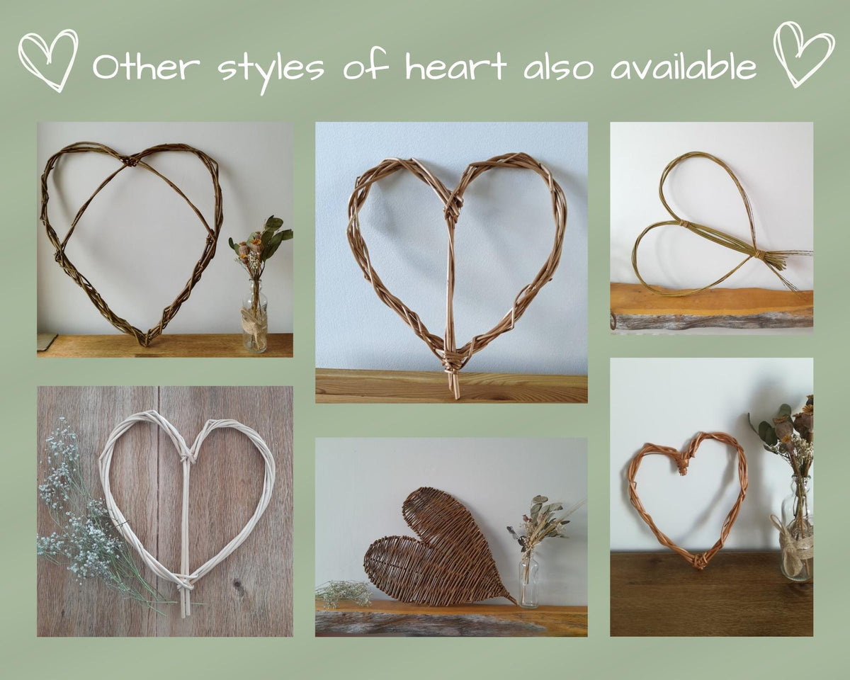 Large natural willow heart. Wedding décor, anniversary gift, housewarming.