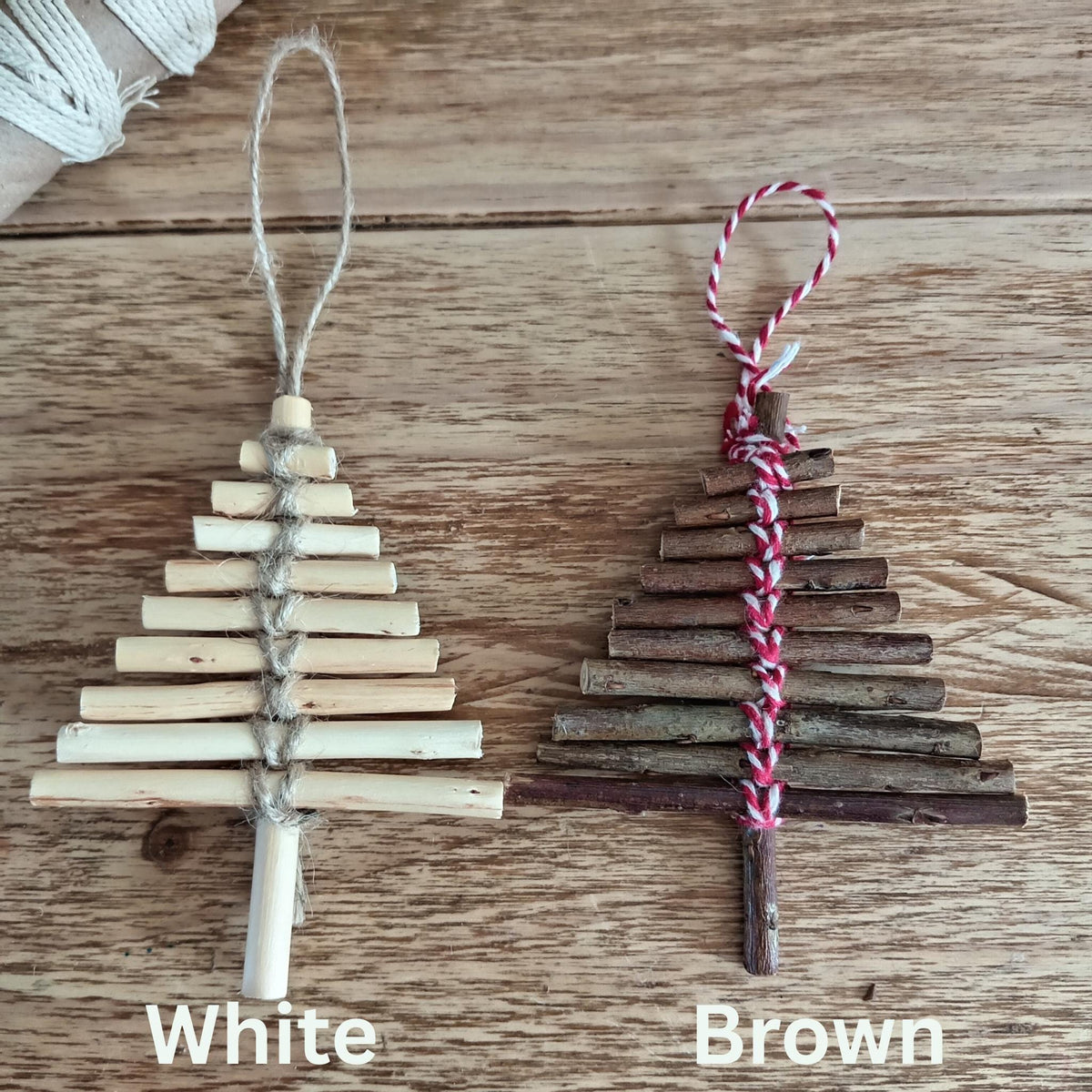 Willow Stick Christmas Tree Craft Kit: DIY Eco-Friendly Decoration