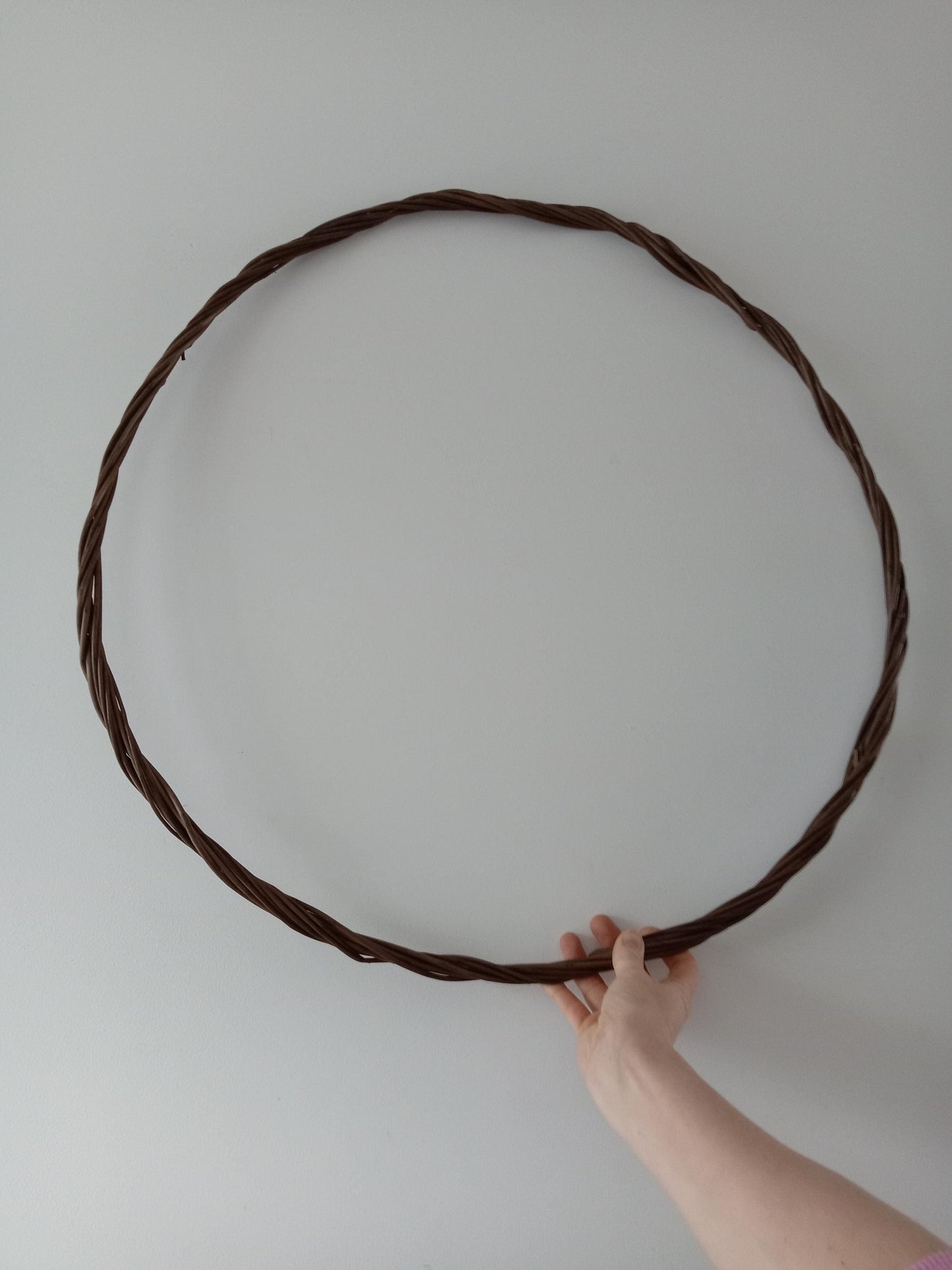 60cm Willow Hoop, Natural Wreath, DIY Wedding Decor