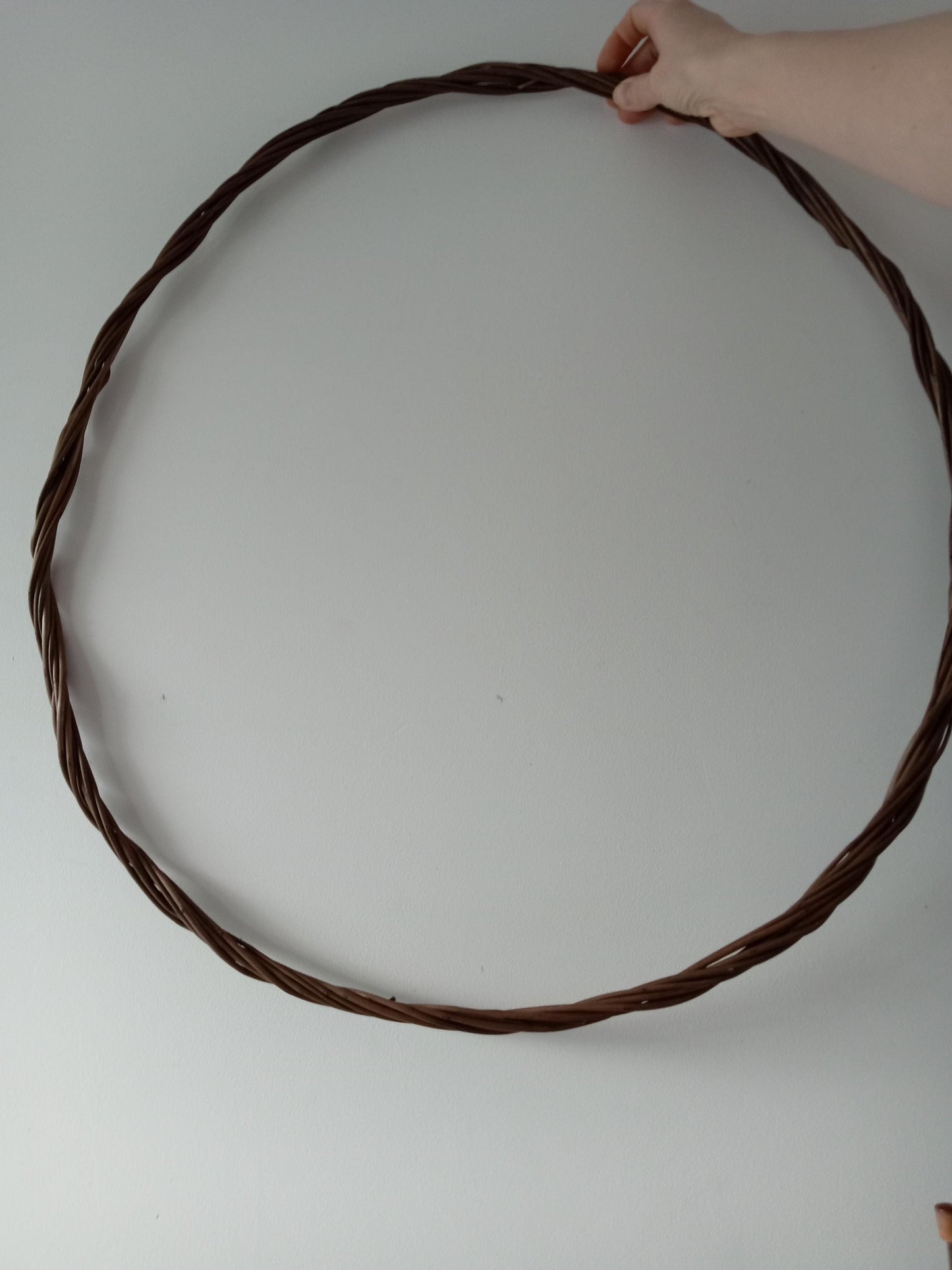60cm Willow Hoop, Natural Wreath, DIY Wedding Decor